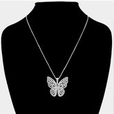 Butterfly Pendant Necklace - Elegant and Delicate Jewellery for a Timeless Look